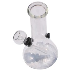 6inch Mini Glass Bong With Removable Downstem Water Pipe
